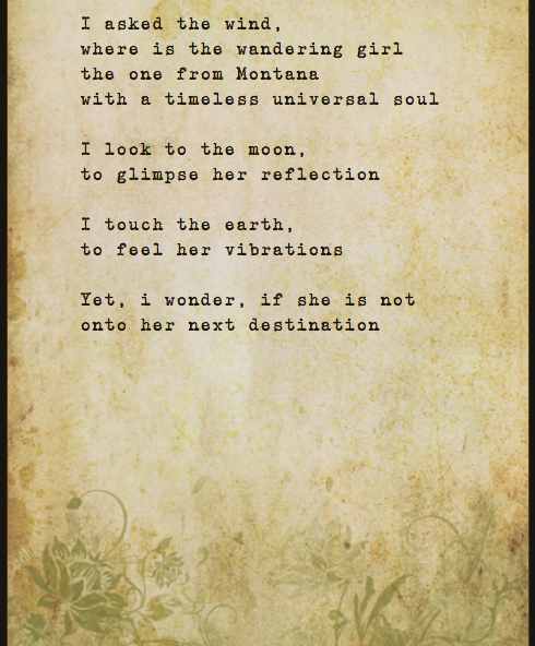 The Wandering Soul. Poetic Letter