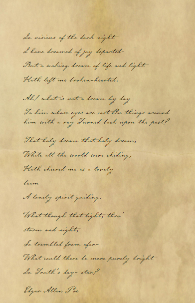 Edgar Allan Poe's Poem