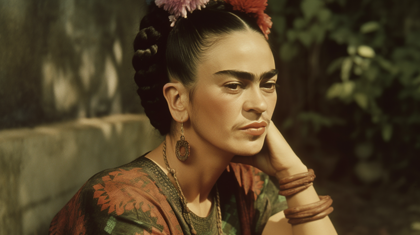 Frida Kahlo and Her Kissmark - Vintage Letter Co.