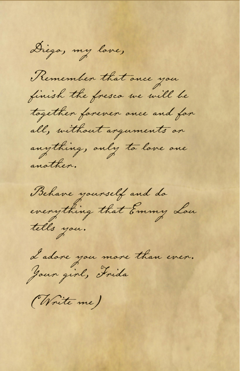 Frida Kahlo and Her Kissmark - Vintage Letter Co.