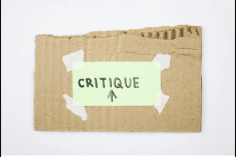 critique paper letter