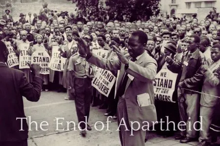nelson mandela end of apartheid