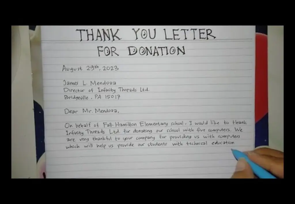 Crafting a Heartfelt Thank You Letter to Friends and Family