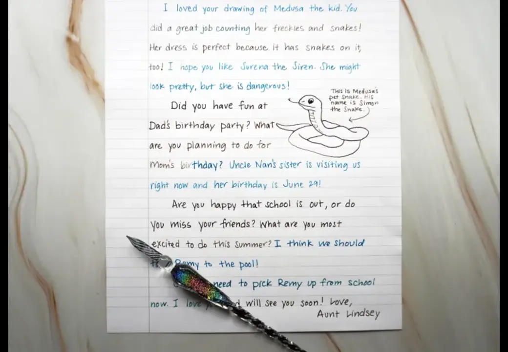 Writing A Children's Letter: Inspiring and Guiding with Words - Vintage Letter Co.