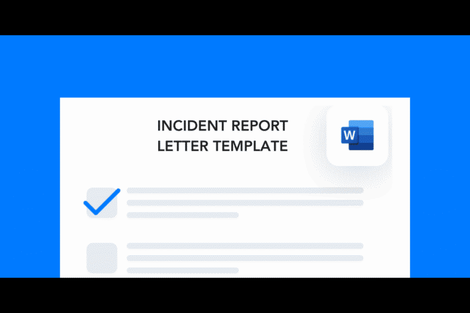 How to Write an Incident Report Letter Like a Pro